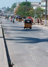 Visite de Majunga en tuktuk - triporteur